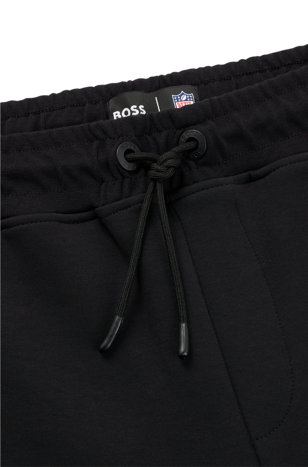 BOSS x NFL cotton-blend tracksuit bottoms with collaborative branding, Eagles
