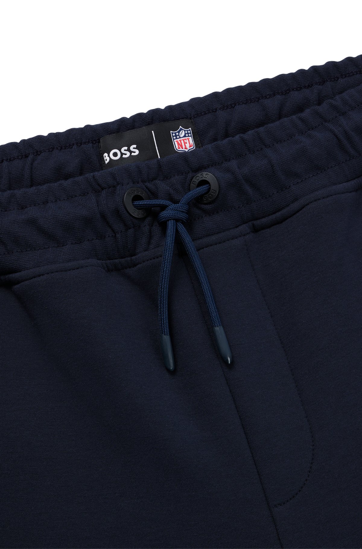 Bas de survêtement BOSS x NFL en coton mélangé avec logo du partenariat, Seahawks