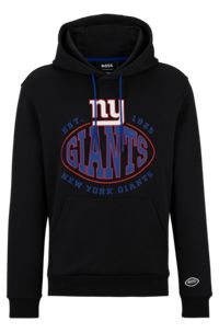  Sudadera con capucha BOSS x NFL de mezcla de algodón con detalle de la colaboración, Giants