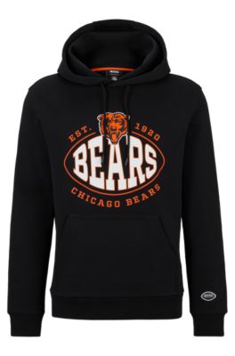 NFL Chicago Bears Girls' Crop Hooded Sweatshirt - S