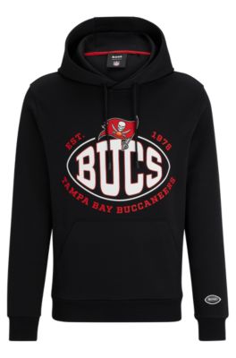 Hugo Boss Boss X Nfl Touchback Graphic Hoodie In Bucs