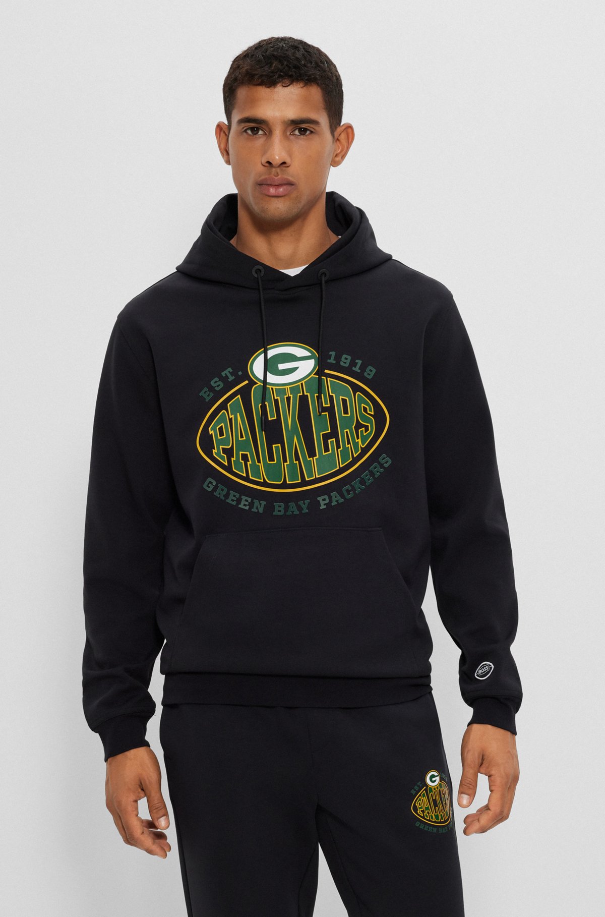 green bay packers black hoodie