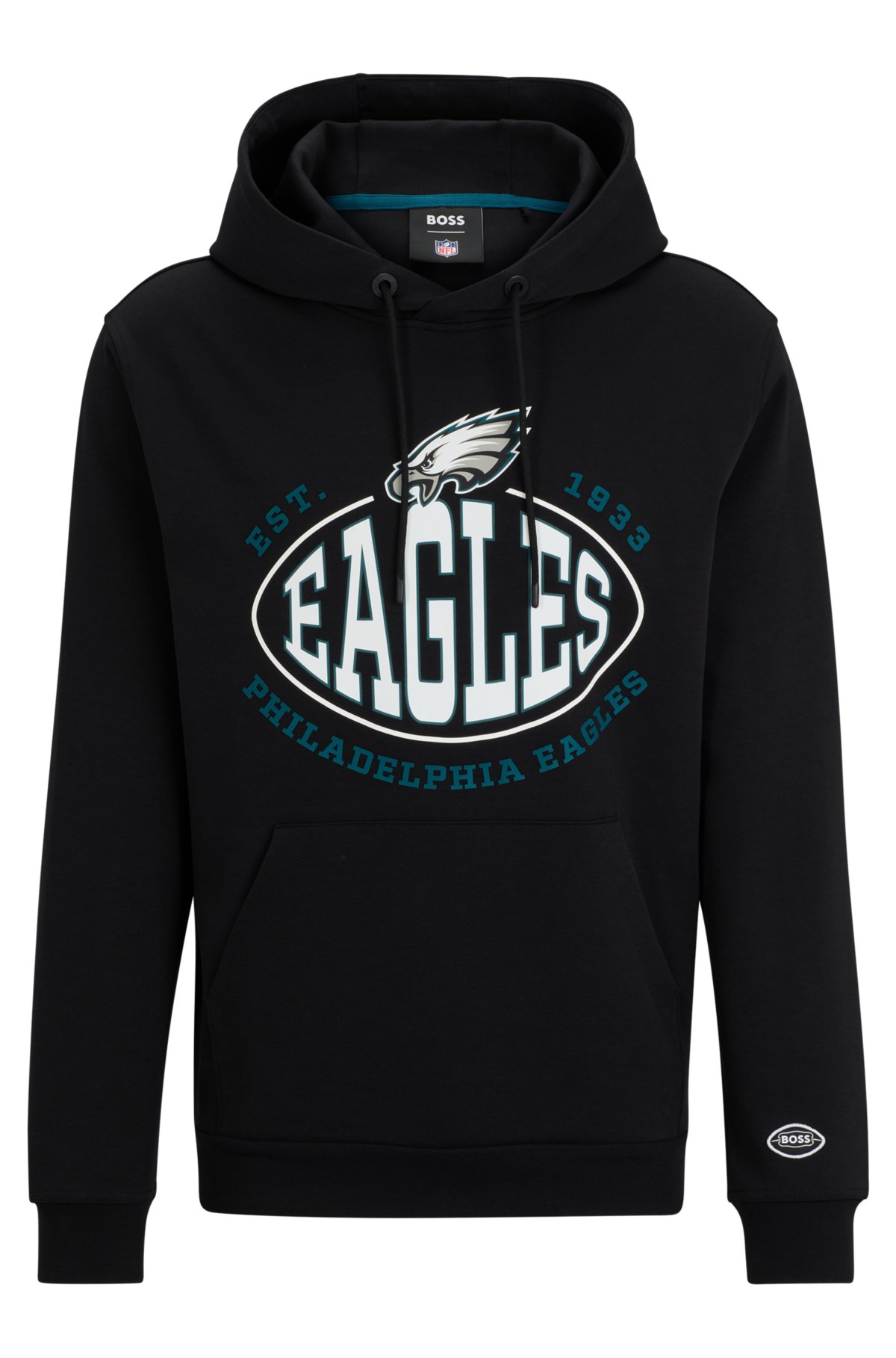 Philadelphia Eagles Hooded Denim Jacket -  Worldwide