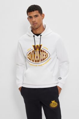 BOSS - BOSS x NFL cotton-blend hoodie with collaborative branding