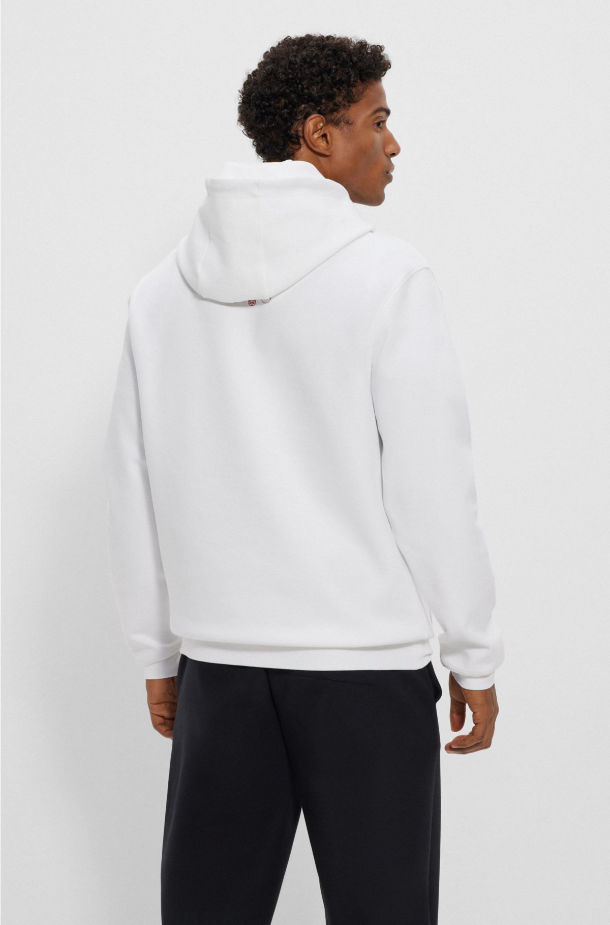  BOSS x NFL cotton-blend hoodie with collaborative branding, Bucs