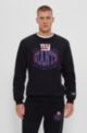 BOSS x NFL cotton-blend sweatshirt with collaborative branding, Giants