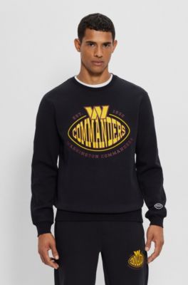 BOSS - BOSS x NFL cotton-blend sweatshirt with collaborative branding