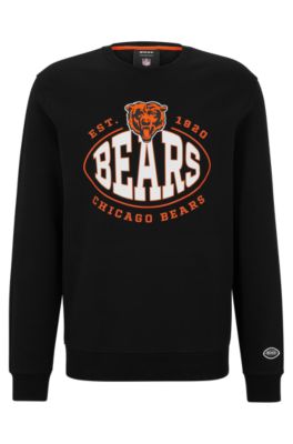 Hugo Boss Boss X Nfl Cotton-blend Sweatshirt With Collaborative Branding In Bears