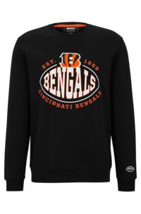 Sweat en coton mélangé BOSS x NFL avec logos du partenariat, Bengals