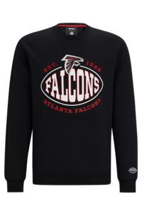Sudadera BOSS x NFL de mezcla de algodón con detalle de la colaboración, Falcons