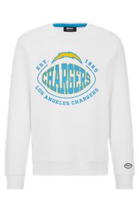 Sweat en coton mélangé BOSS x NFL avec logos du partenariat, Chargers