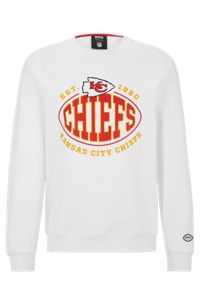 Sweat en coton mélangé BOSS x NFL avec logos du partenariat, Chiefs