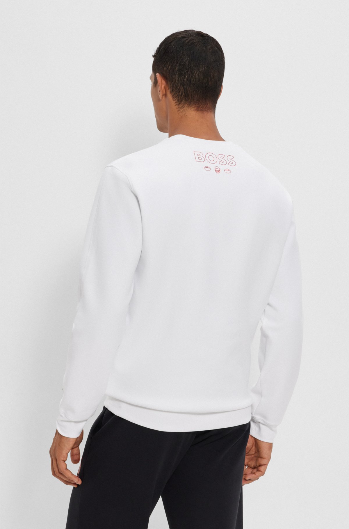 BOSS x NFL cotton-blend sweatshirt with collaborative branding, Chiefs