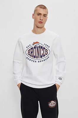 BOSS BOSS x NFL cotton blend sweatshirt with collaborative branding