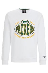 Sweat en coton mélangé BOSS x NFL avec logos du partenariat, Packers
