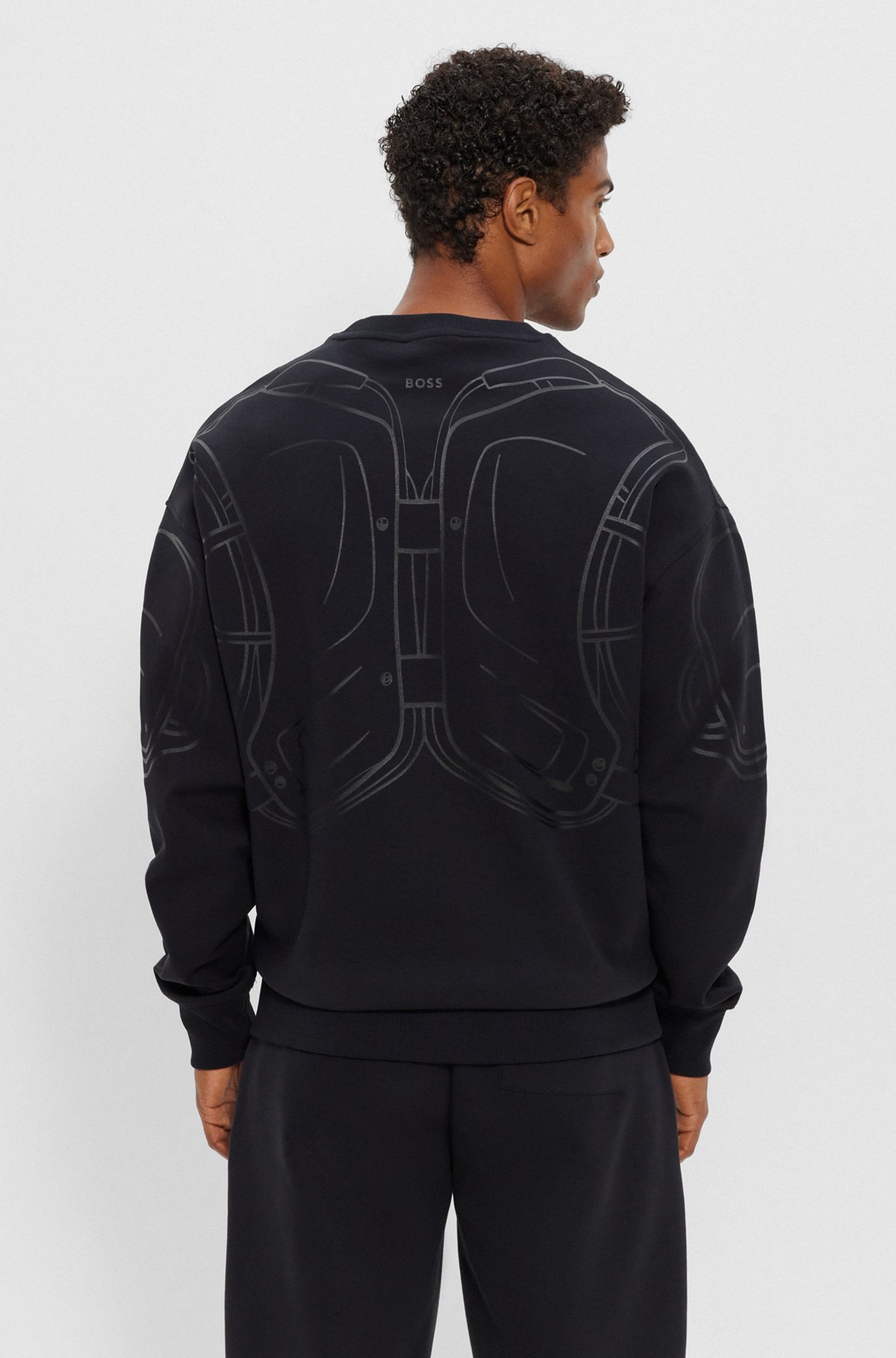 BOSS x NFL cotton-blend sweatshirt with collaborative branding, Dolphins
