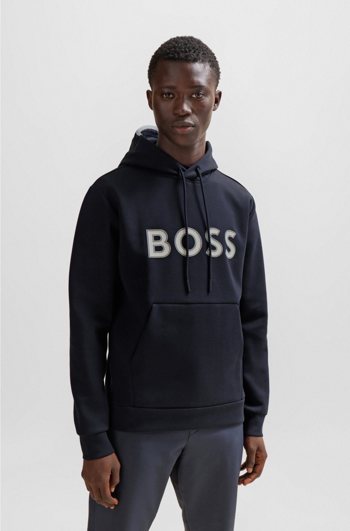 BOSS - Hoodie with logo print