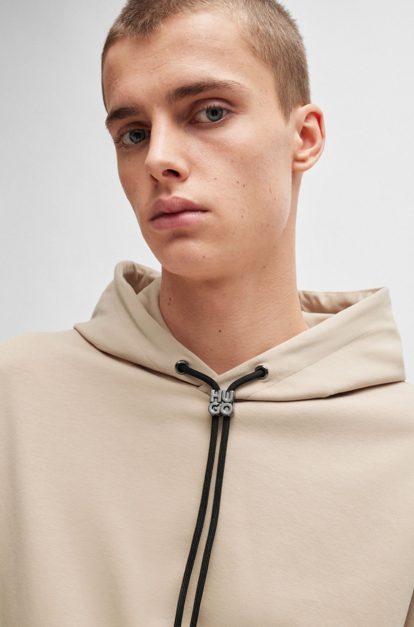 Beige hoodie hot sale mens