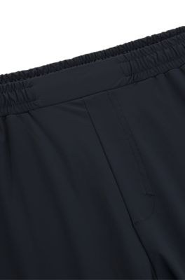 Pantalones de ch&aacute;ndal regular fit con dise&ntilde;o reflectante decorativo, Azul oscuro