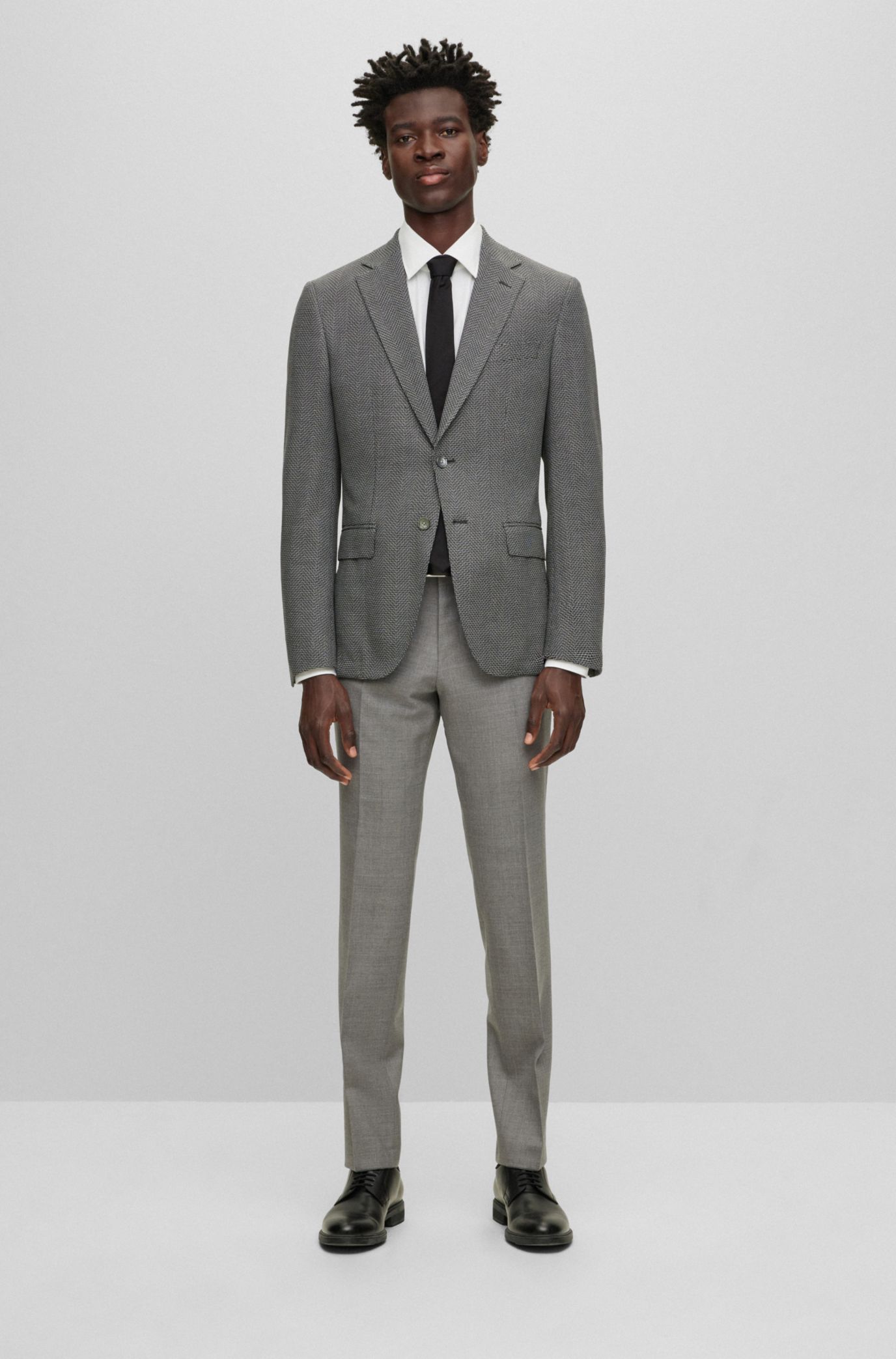 Hugo Boss Genesis Slim Fit Cotton Dress Pants 40r White, $245