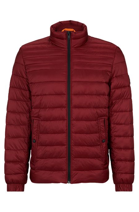 Lightweight padded jacket with water-repellent finish, Light Red