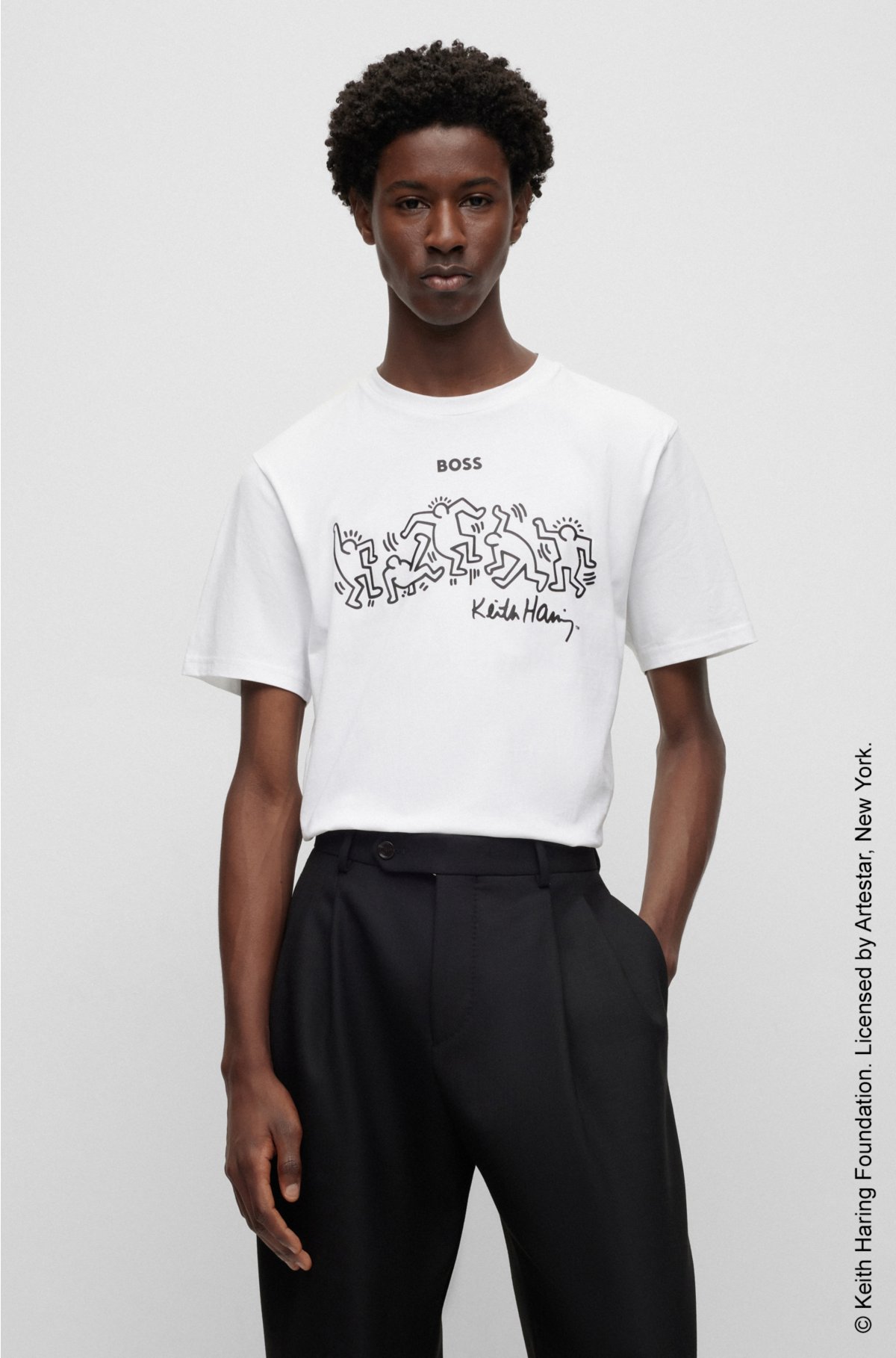 BOSS - BOSS x Keith Haring gender-neutral T-shirt with special 