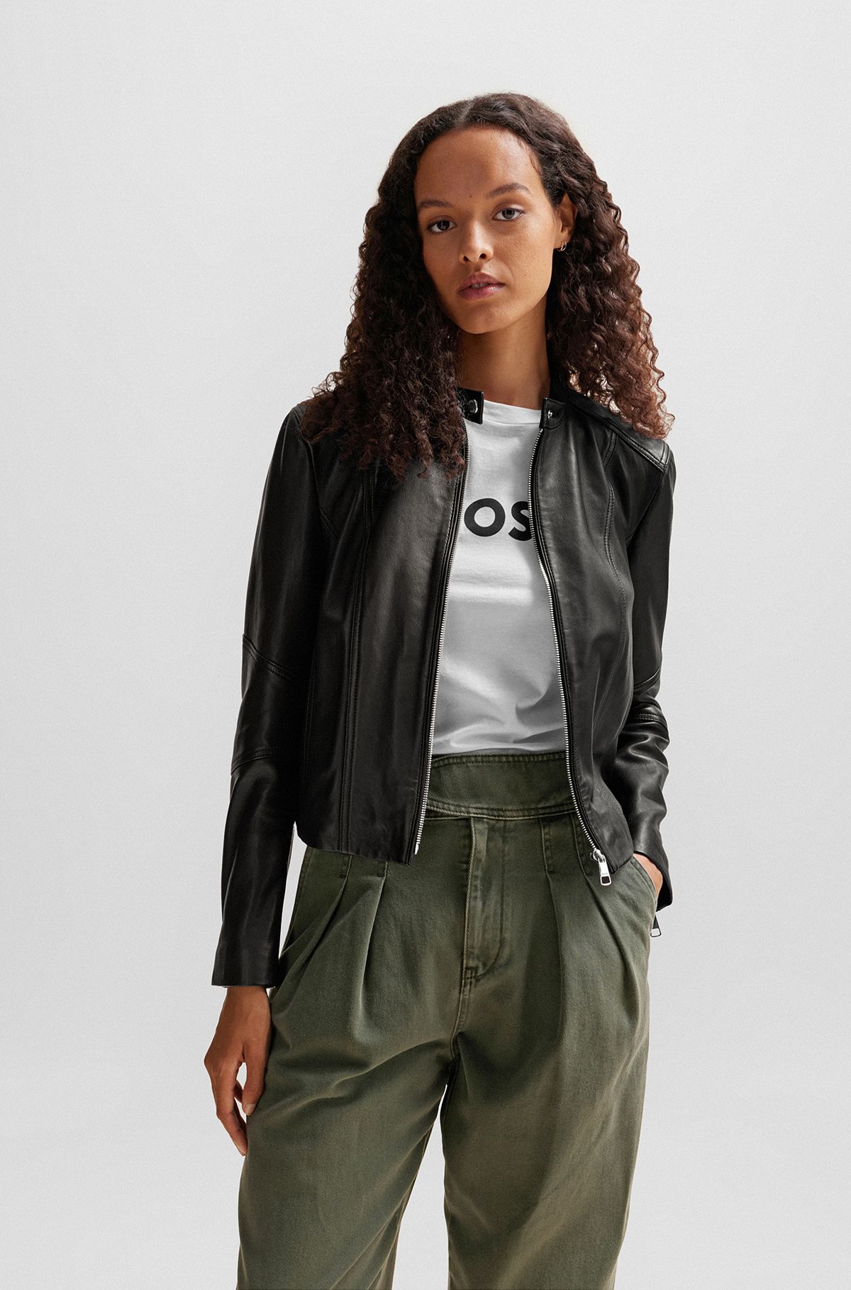 HUGO BOSS  Women's Leather Jackets
