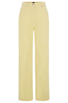 Hugo Boss Regular-fit Trousers In Corduroy In Patterned