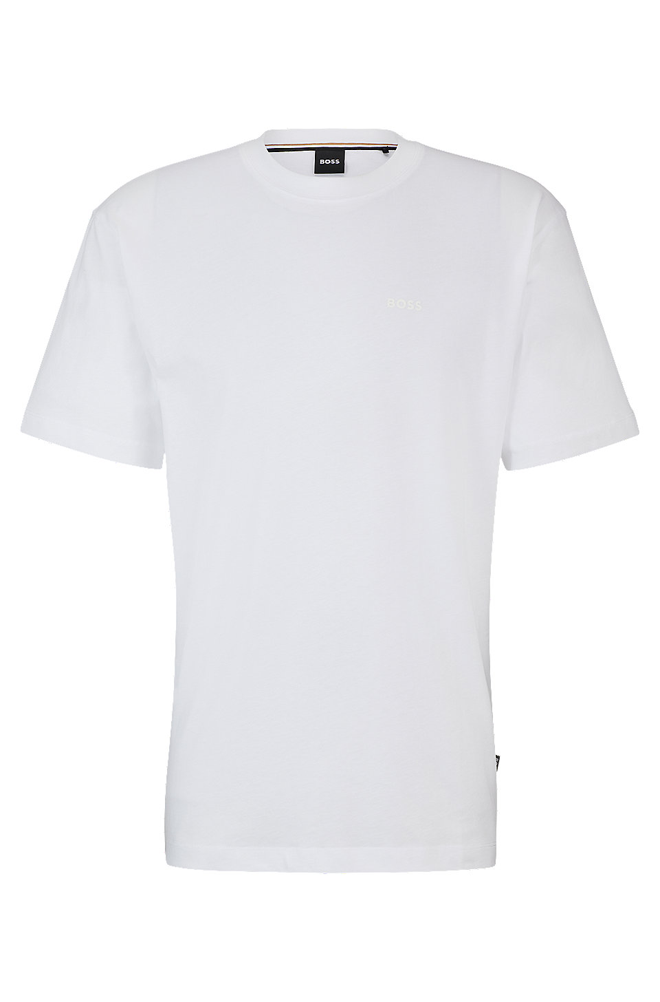 BOSS - Cotton-jersey regular-fit T-shirt with seasonal artwork