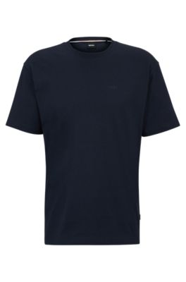 BOSS - Cotton-jersey regular-fit T-shirt with seasonal