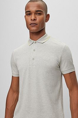 heather grey polo