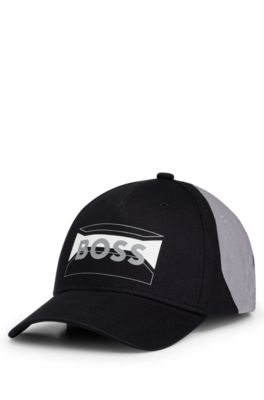 BOSS Men's Logo Twill Cap, Navy2, One Size : : Clothing