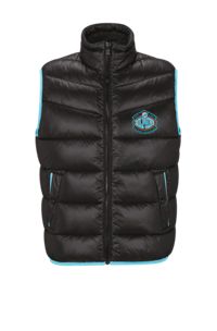  BOSS x NFL water-repellent padded gilet with collaborative branding, Dolphins