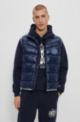  BOSS x NFL water-repellent padded gilet with collaborative branding, Cowboys