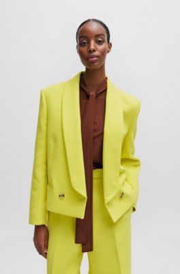 BOSS - Relaxed-fit jacket in a cotton blend