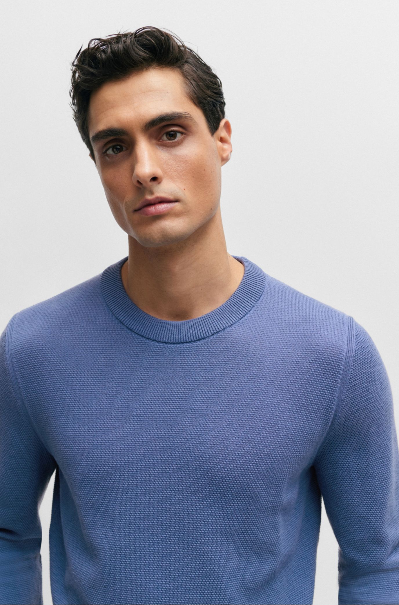 Hugo boss 2024 light blue jumper