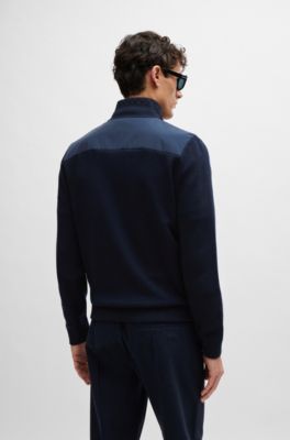 BOSS - Porsche x BOSS mixed-material jacket with special branding
