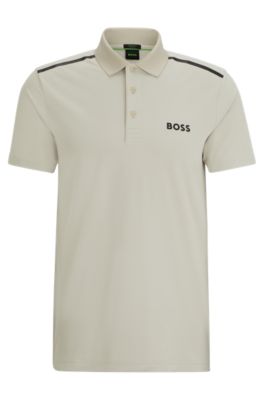 Tシャツ・カットソー Hugo Boss FW24 'Pio 1' polo shirt (50507583 100) Hugo Boss Pio 1 White 50507583-100 – Sport Tech