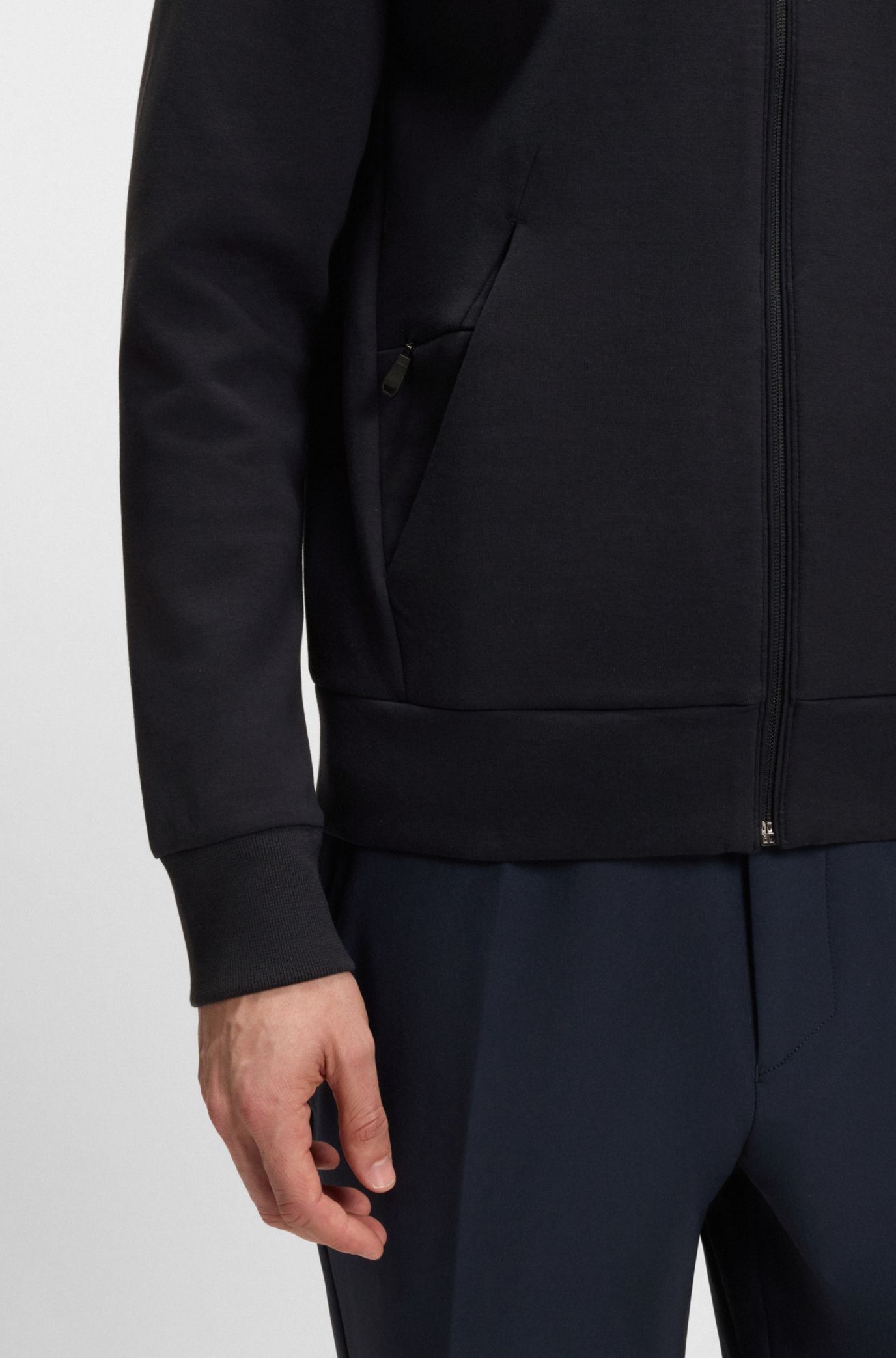 【関税&送料込】Boss Sweatshirt With Logo BOSS logo-rubberized Sweatshirt | Black | FARFETCH