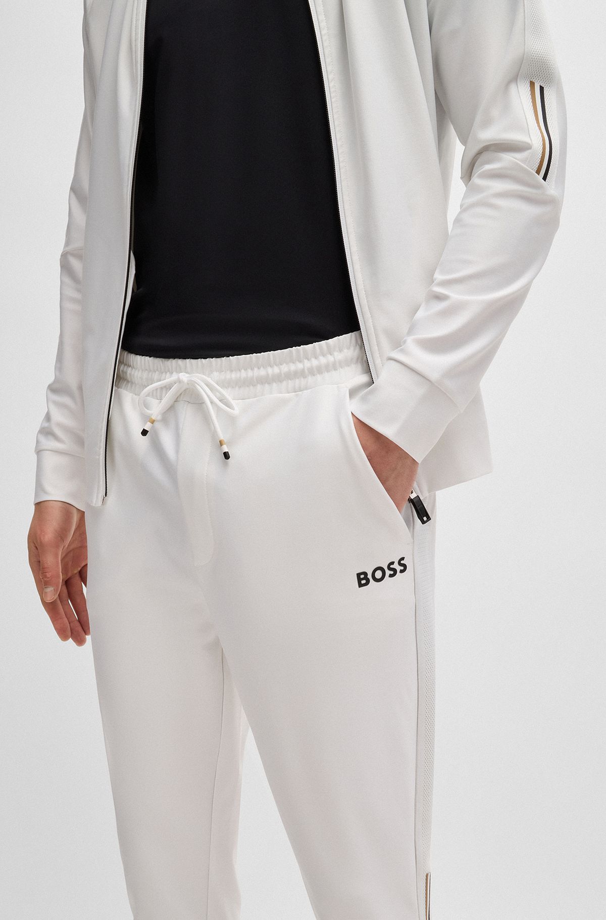 Cotton Stretchable Men White Joggers Pant at Rs 400/piece in