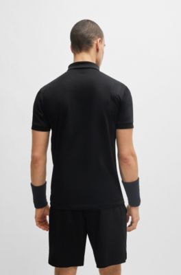 BOSS - BOSS x Matteo Berrettini slim-fit polo shirt with