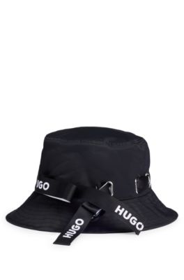 帽子 solov 2WAY RIBBON BUCKET HAT BLACK solov 2WAY RIBBON BUCKET