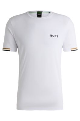 Hugo Boss Waffle T-shirt In White