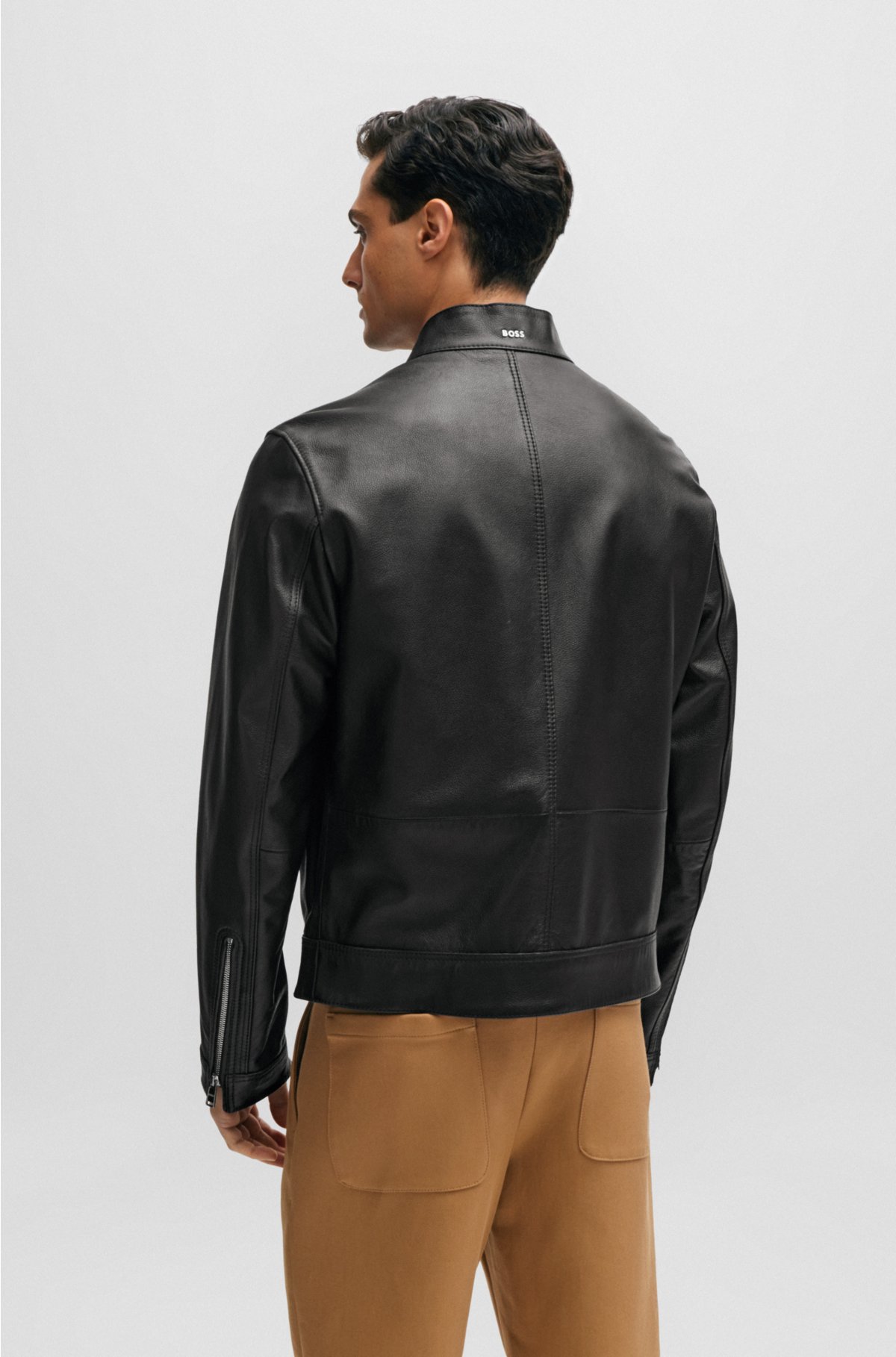 Hugo Boss Leather Jacket - Coats & jackets