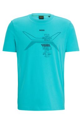 Hugo boss shop turquoise t shirt