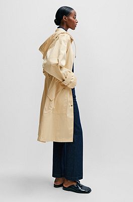 Cotton twill parka sales