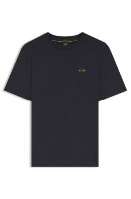 Camiseta de algod&oacute;n el&aacute;stico, Azul oscuro