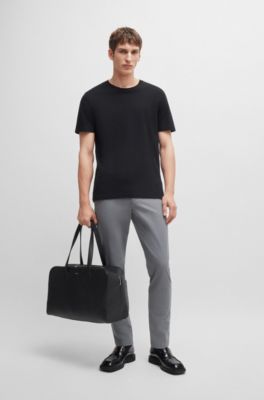 Chinos slim fit de algod&oacute;n el&aacute;stico, Gris oscuro