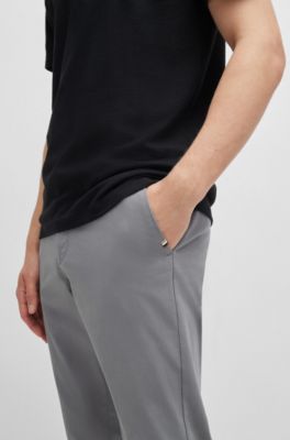 その他 BOSS.y BOSS Grained-Leather Trainers With Contrasting Details Dark