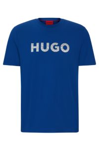 HUGO - Cotton-jersey T-shirt with 3D logo
